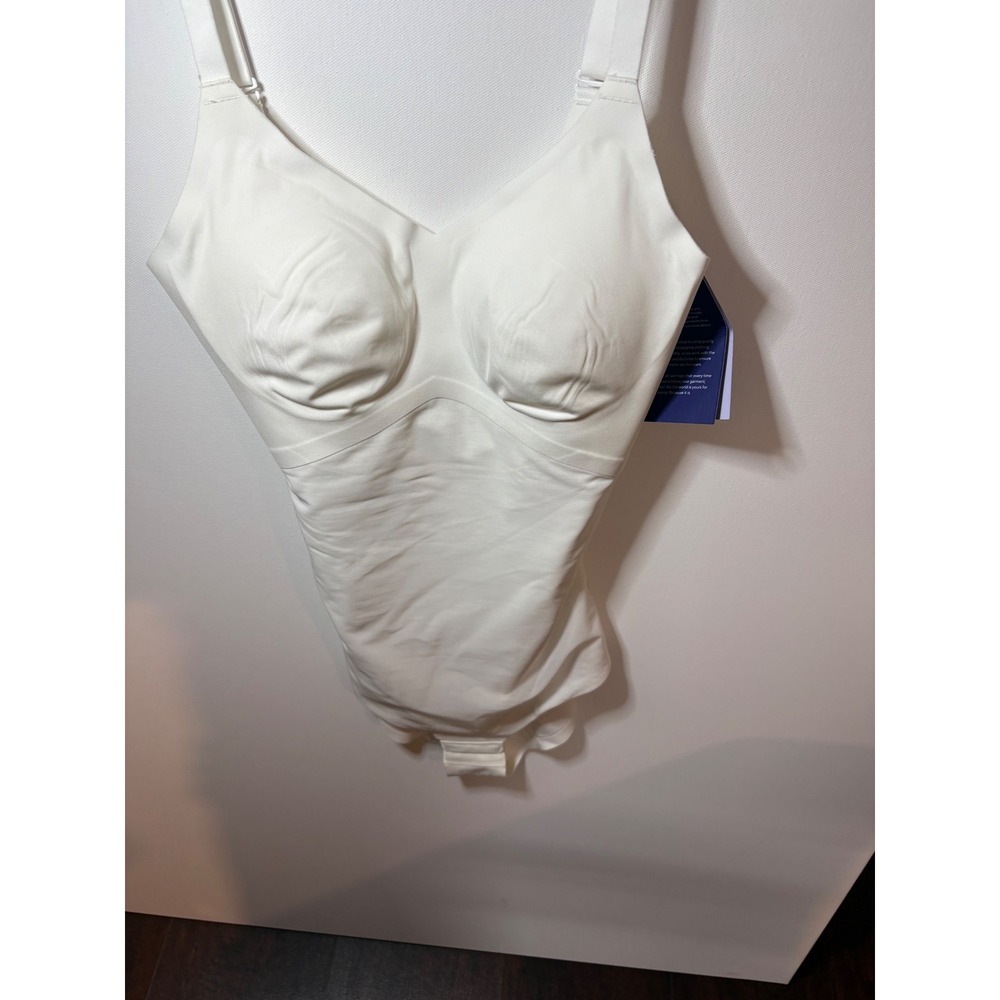 NWT Honeylove LiftWear Cami Bodysuit White Shapewear Womens Size Small 477